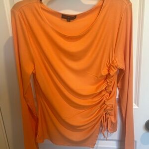 Almost Famous Orange Long Sleeve Tee